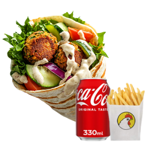 Chicken Hut Vegitable Wrap Meal