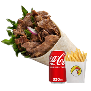 Chickenn Hut Donner Wrap Meal