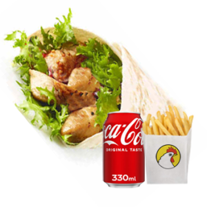 Chicken Tender Wrap Meal