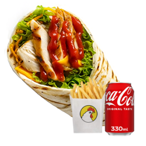 Chicken Fillet Wrap Meal