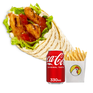 Chicken Tender Wrap Meal